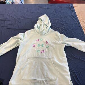 Under Armour Light Green Hoodie with Logo